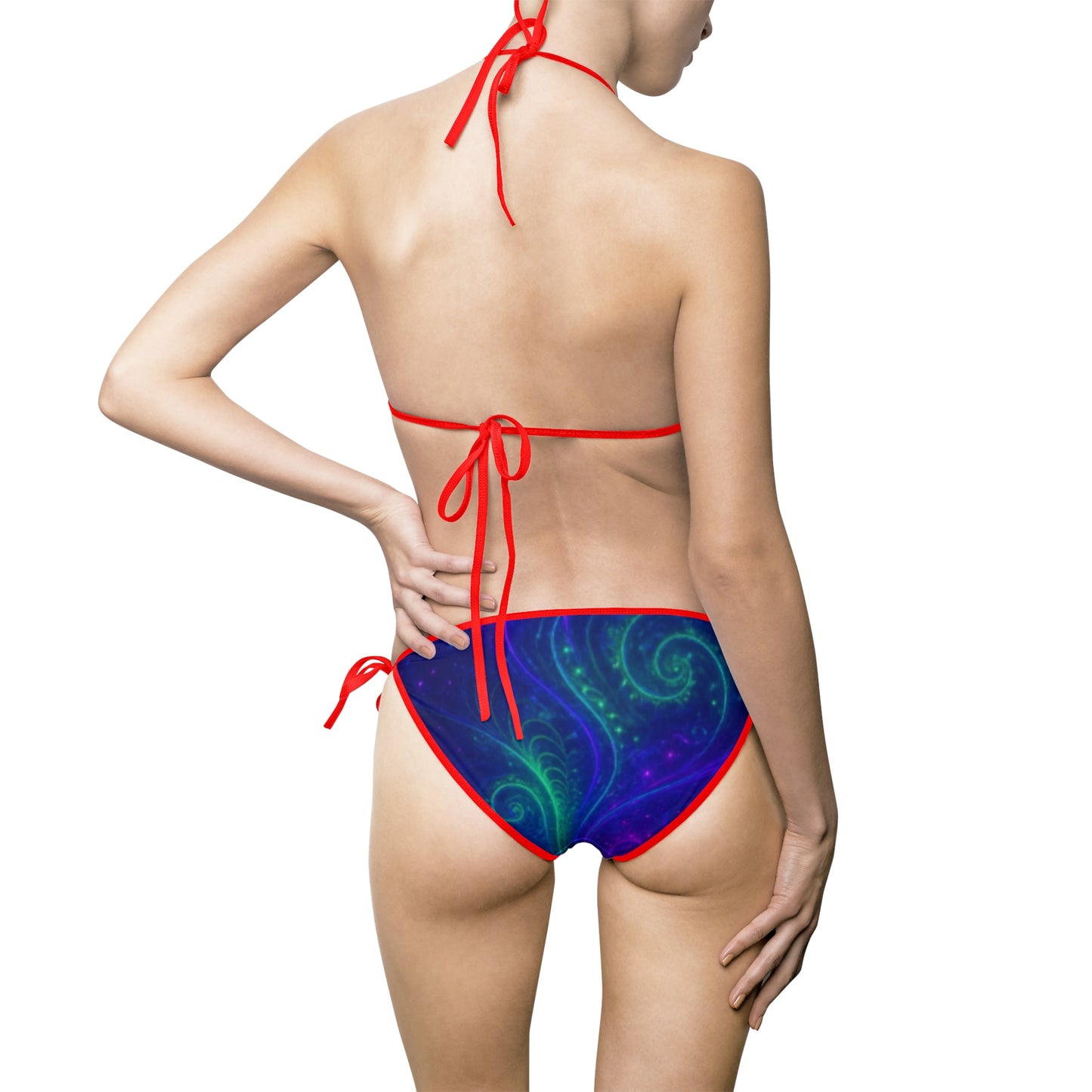 Pride-Inspired Women's Bikini Swimwear, Beachwear, Summer Fun Swimsuit, LGBTQ+ Ally Bathing Suit, Pool Party Swim