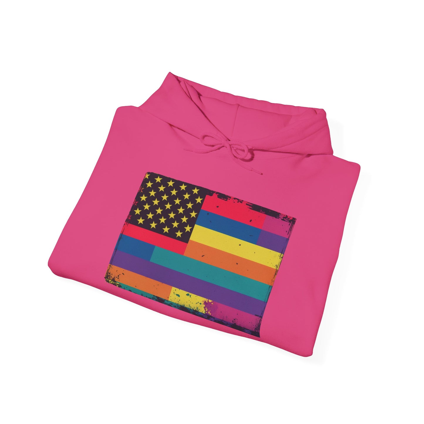 pride hoodie Pride & Patriotism Hoodie | Unisex Heavy Blend™ Sweatshirt