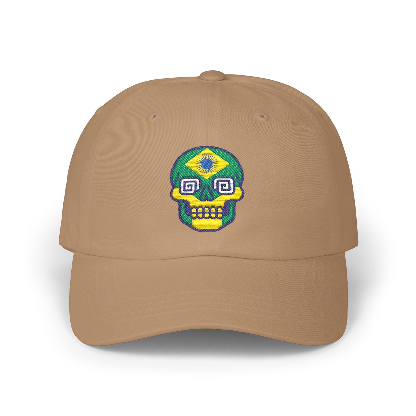 Colorful Skull Classic Dad Cap - Trendy Summer Hat for Music Festivals, Beach Days, Casual Outings, Unique Gift for Him, Adjustable Snapback