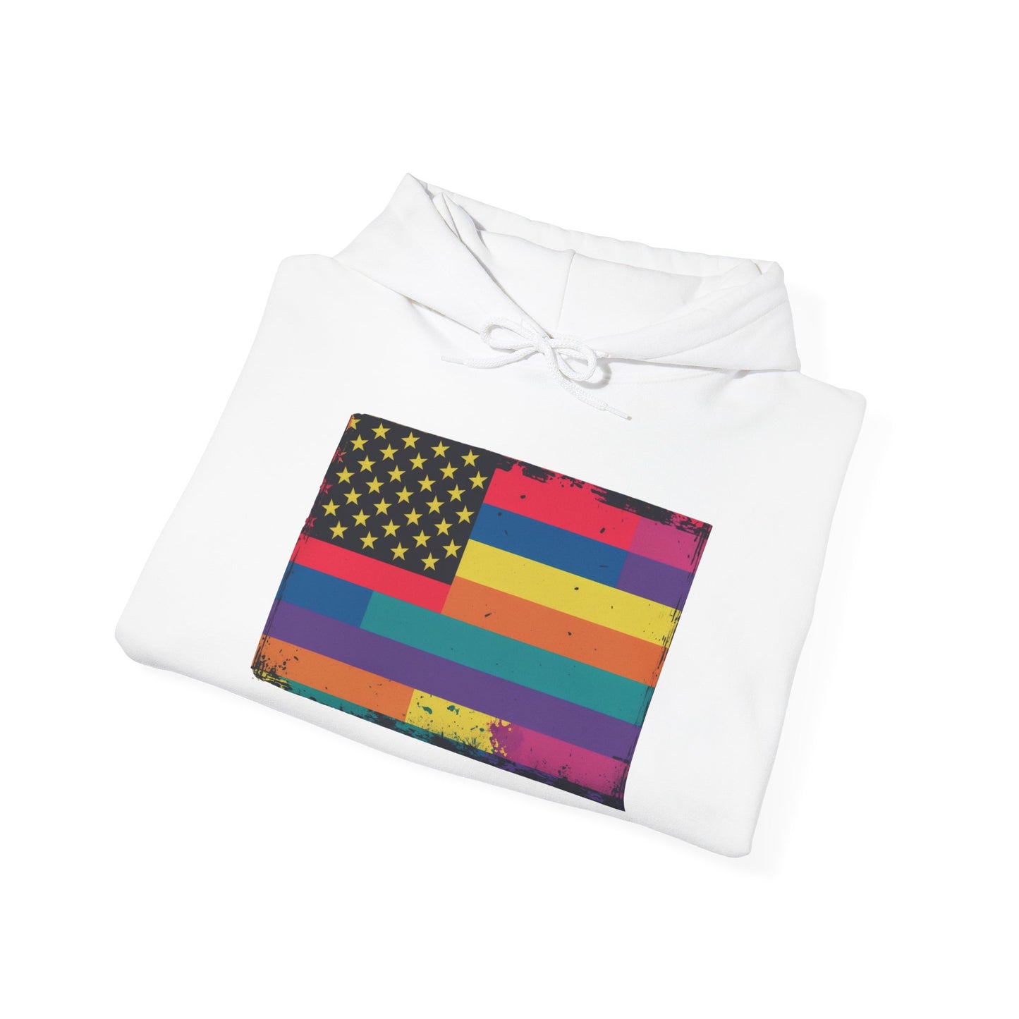 pride hoodie Pride & Patriotism Hoodie | Unisex Heavy Blend™ Sweatshirt