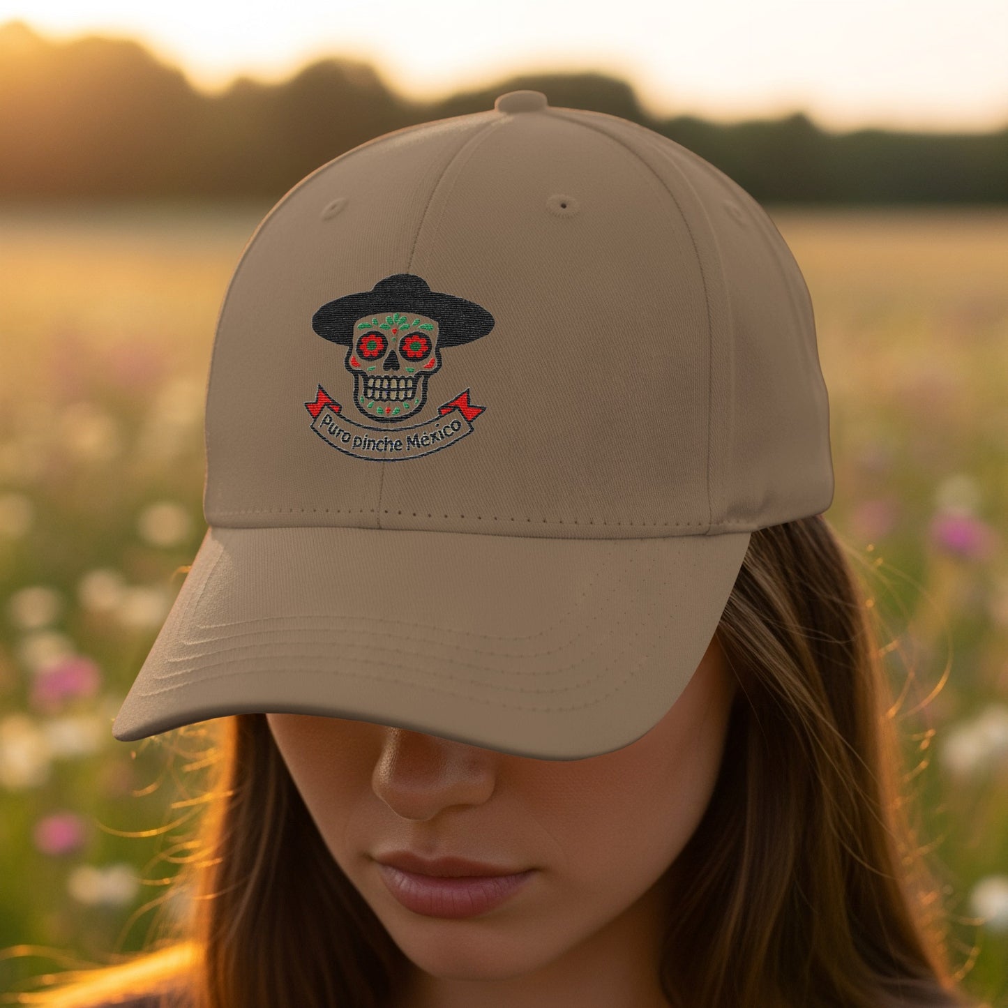 Skull Design Casual Wear Cap Hat Fashion product