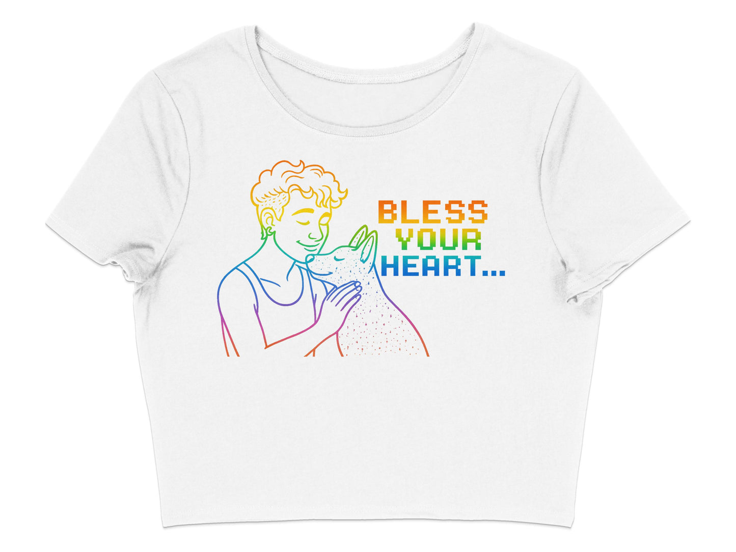 Bless Your Heart Graphic Cropped T-Shirt product