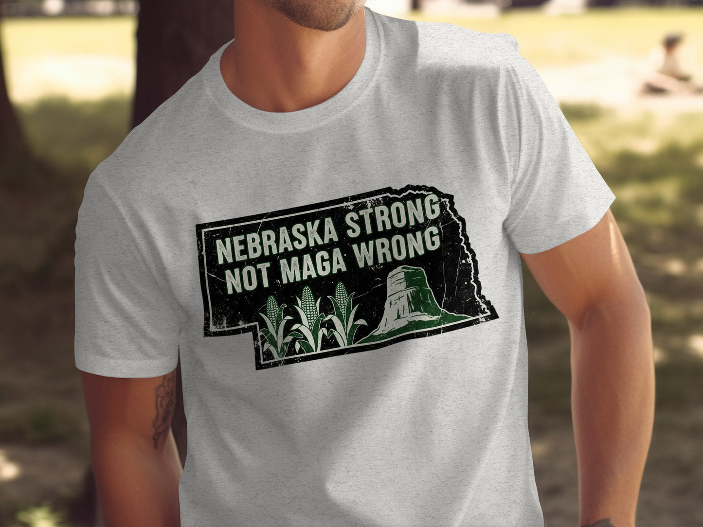 Nebraska Strong Not Maga Wrong T-shirt product type