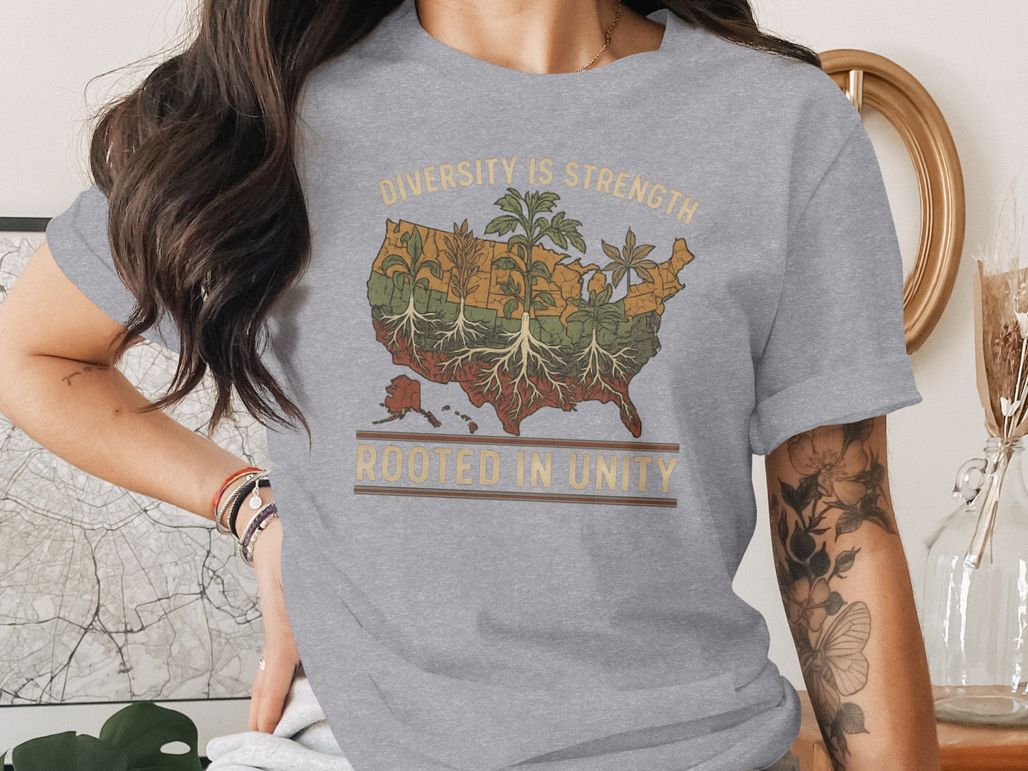 Diversity Is Strength Rooted In Unity T-shirt product type