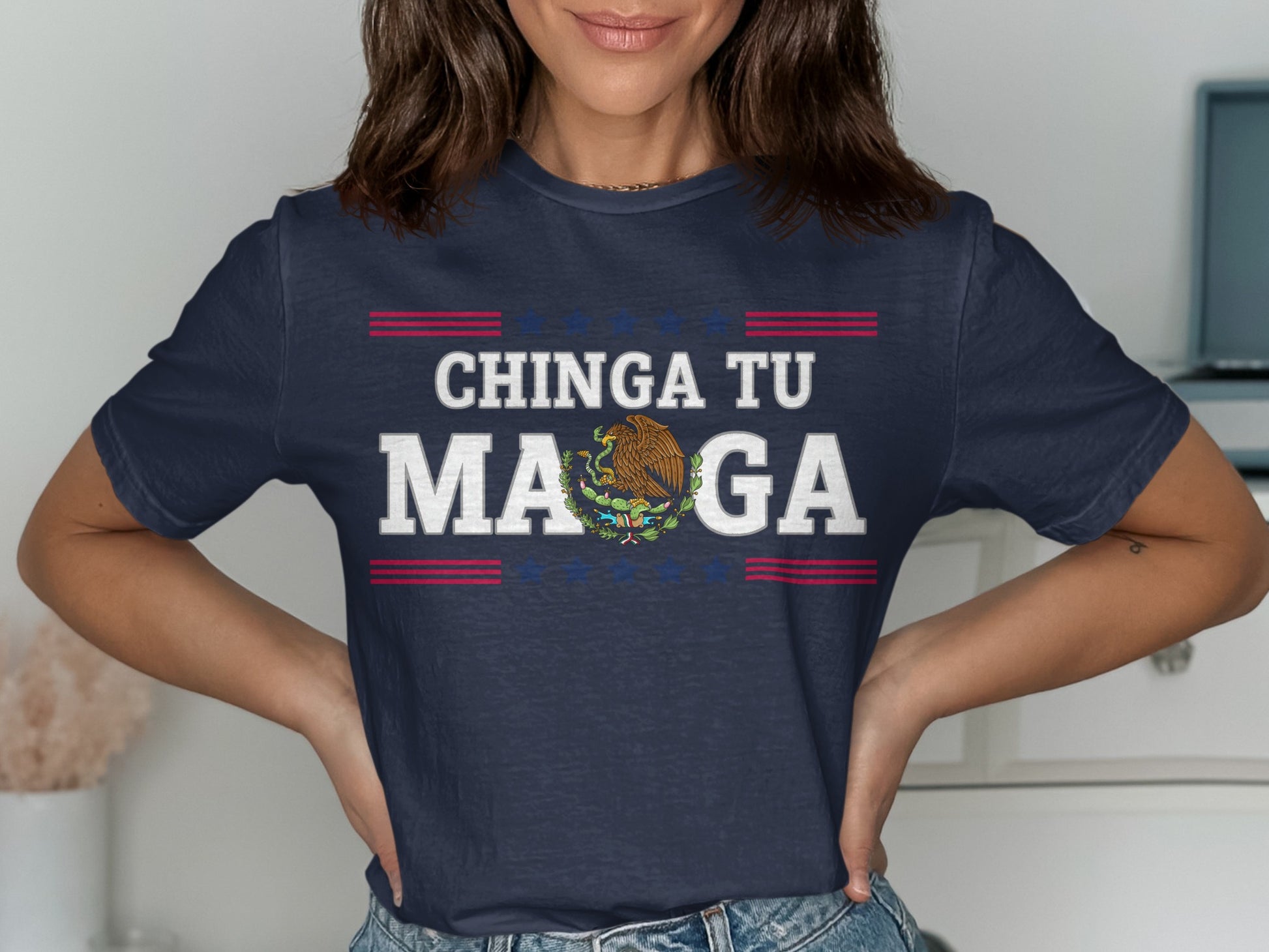 Chinga Tu Ma...ga Graphic Design T-shirt product