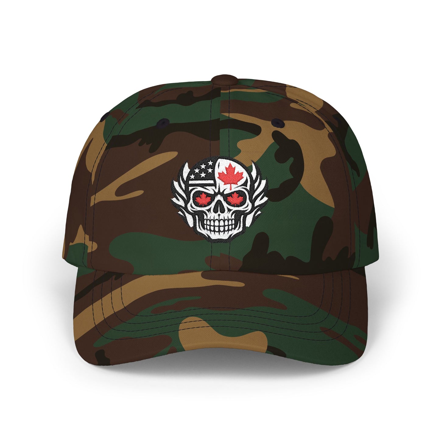 Stylish Classic Dad Cap with Edgy Skull Design, Casual Accessories, Gift for Him, Summer Style, Trendy Baseball Hat, Unisex Cap