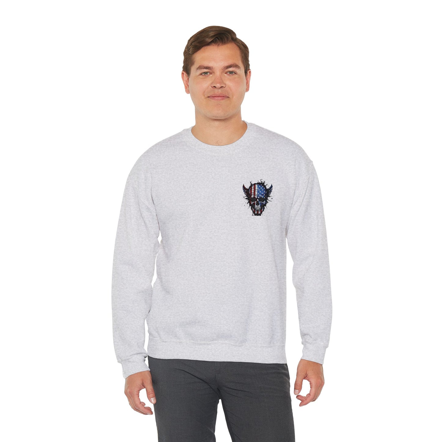 Artistic Graphic Crewneck Sweatshirt - Bold Design for Creative Souls