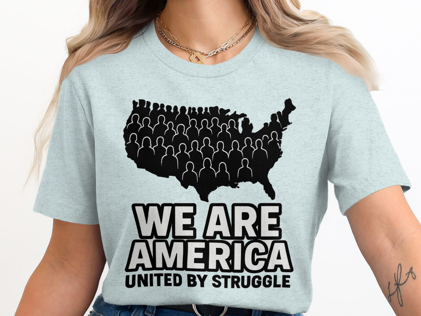 We Are America United By Struggle Graphic T-Shirt product