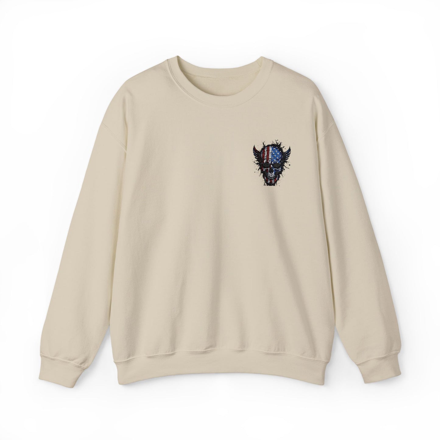 Artistic Graphic Crewneck Sweatshirt - Bold Design for Creative Souls