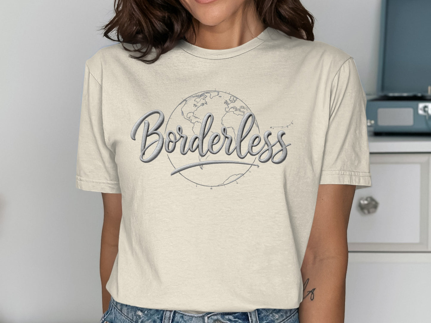 Borderless Graphic Tee Eye-Catching Statement Product