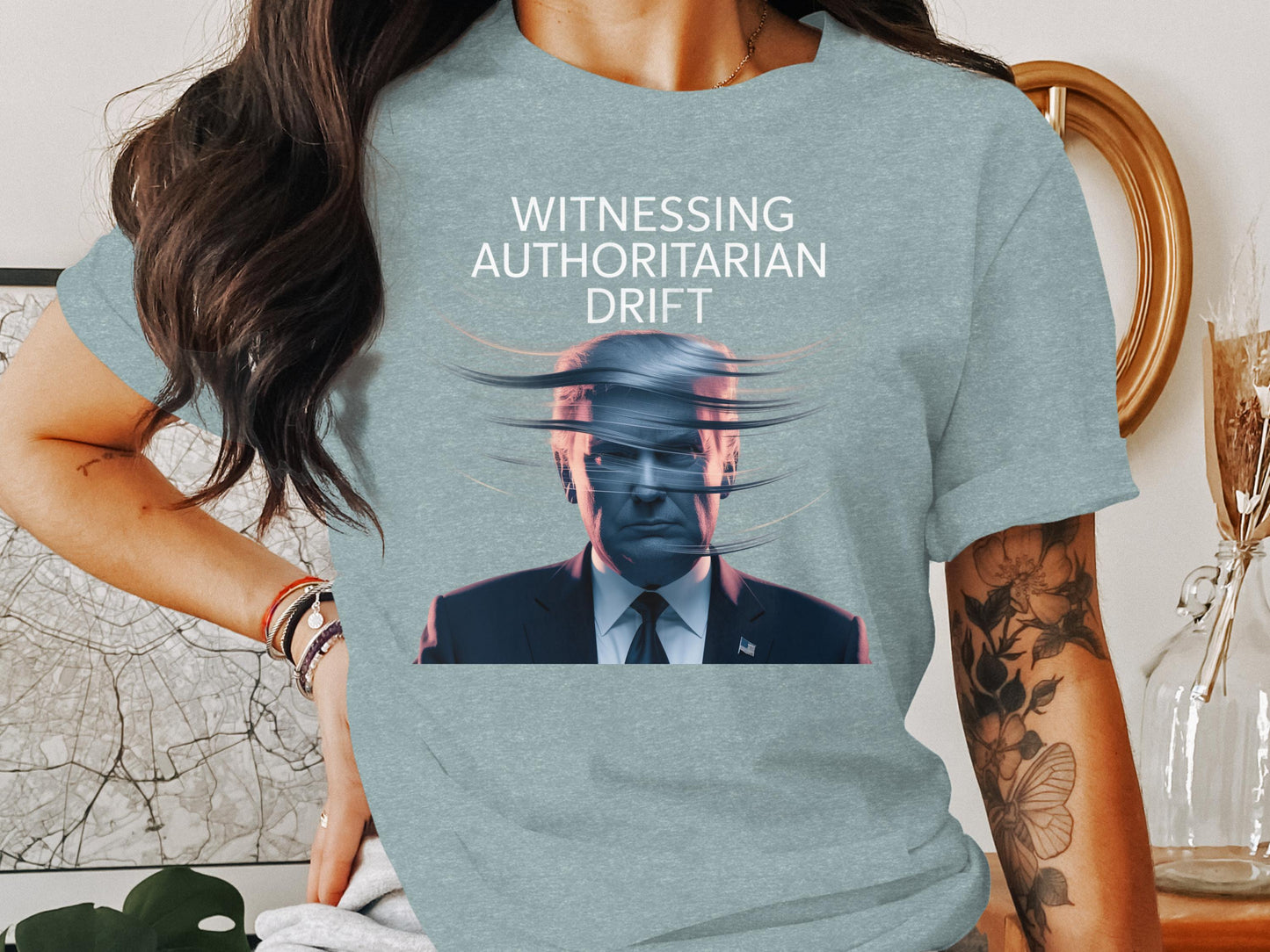 Witnessing Authoritarian Drift Graphic T-Shirt