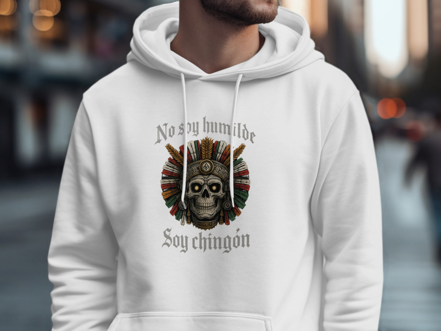 No Soy Humilde Soy Chingon Skull Graphic Hoodie product