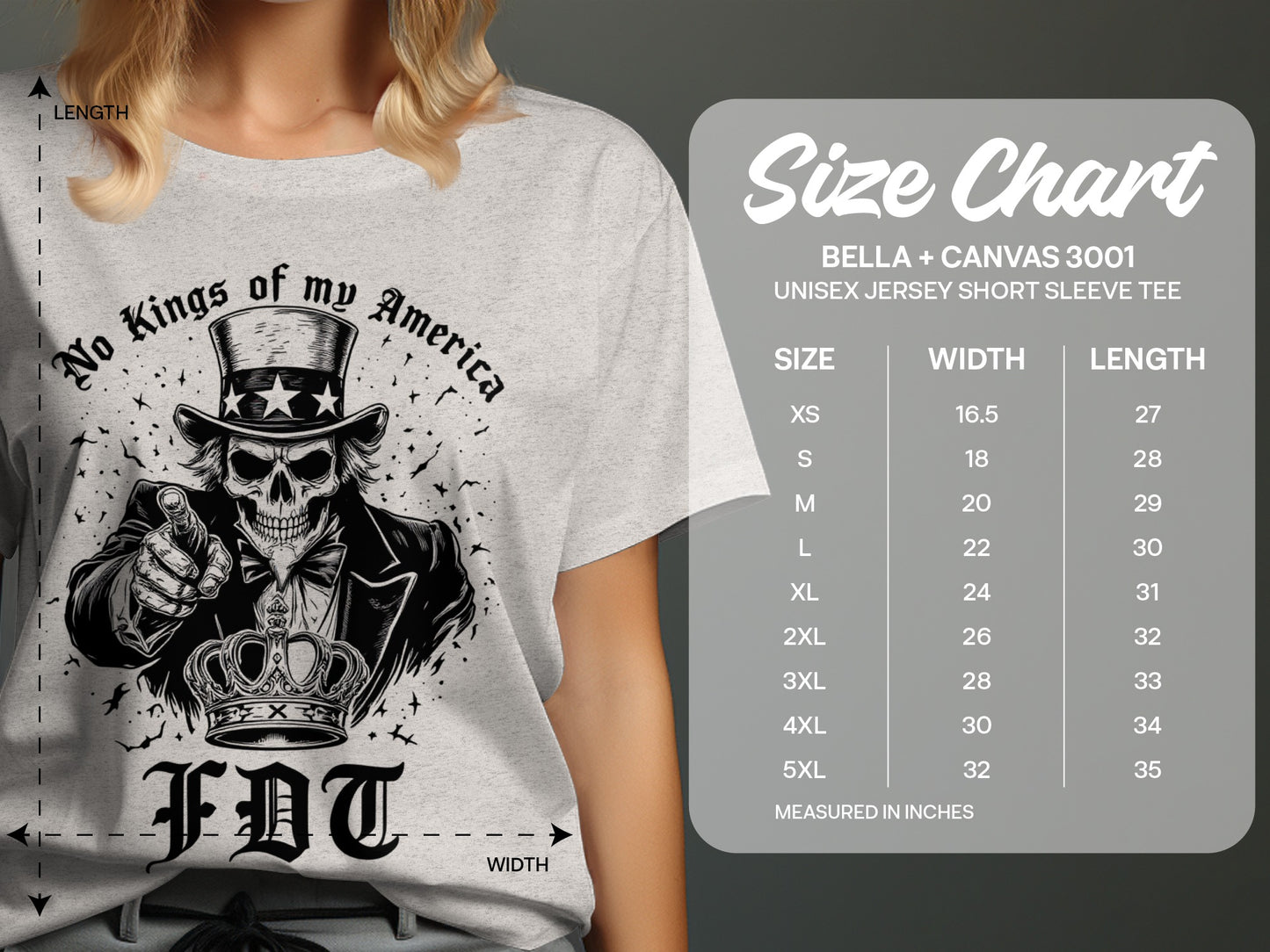 No Kings of my America Unisex Jersey Tee product