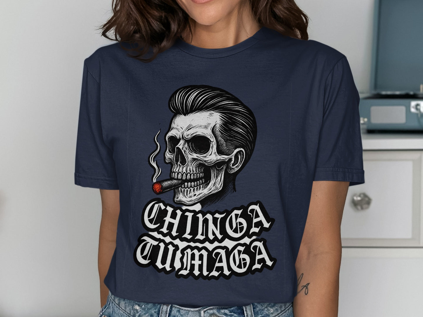 Chinga Tu Maga Graphic Tee Shirt product type