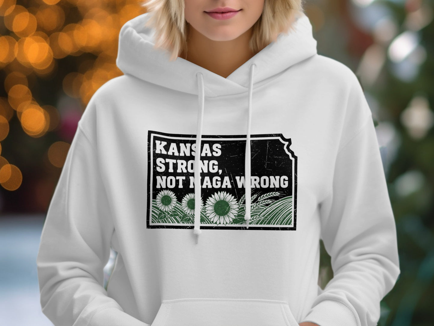 Kansas Strong Not Mago Wrong Graphic Hoodie product