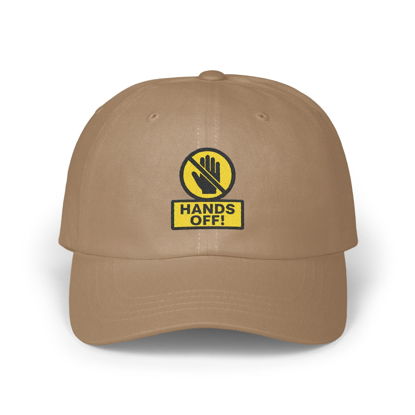 Hands Off Embroidered Baseball Cap product type