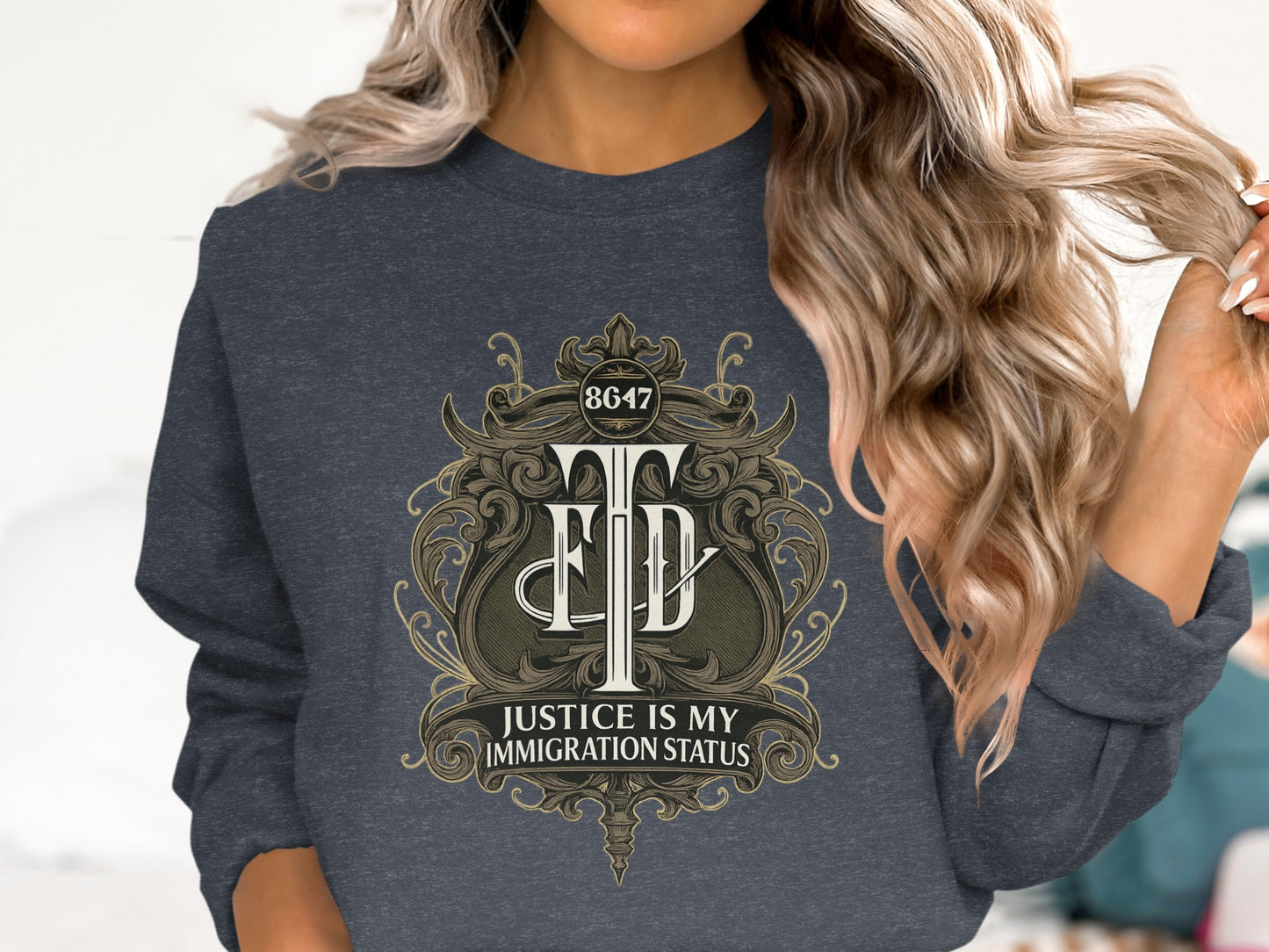Justice Is My Immigration Status Sweatshirt product type