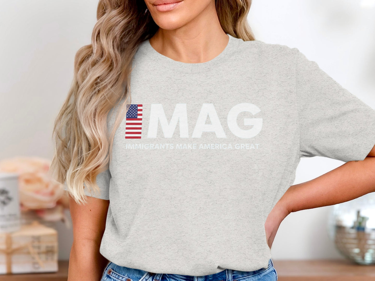 Immigrants Make America Great Graphic T-Shirt product type