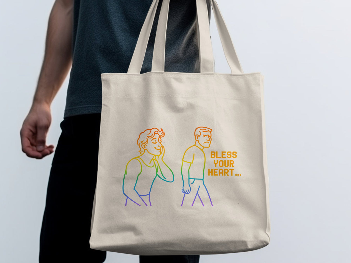 Bless Your Heart Graphic Tote Bag product type