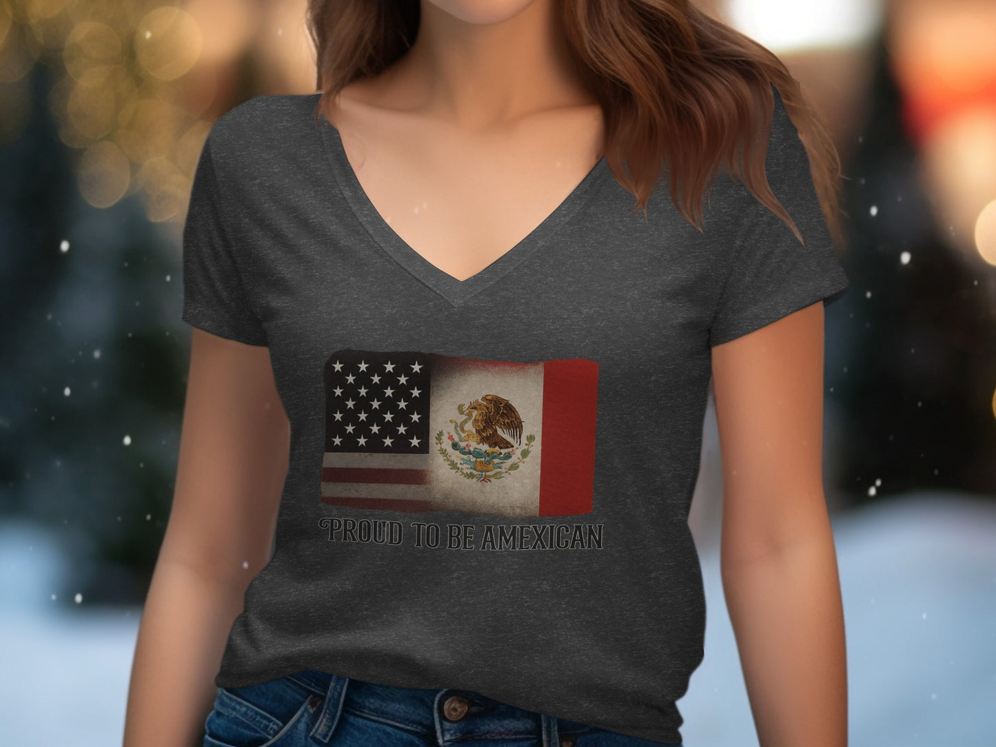 Proud To Be Amexican Flag Graphic T-Shirt product type