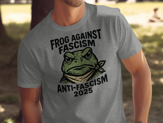 Frog Against Fascism Anti-Fascism 2025 T-shirt