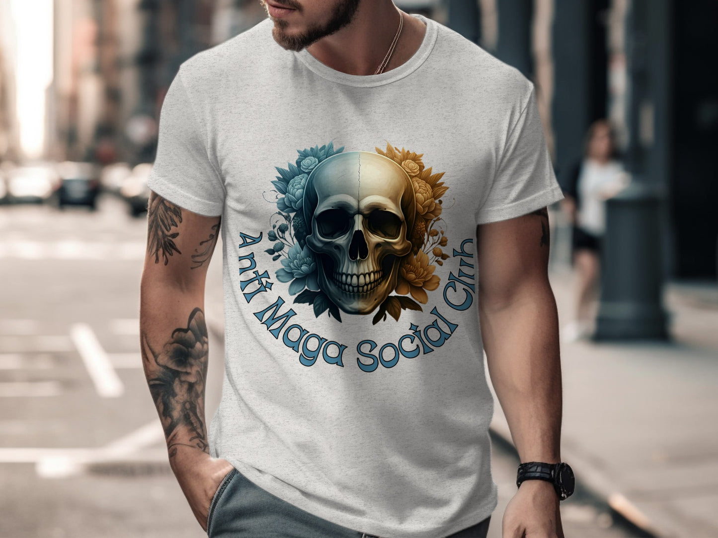 Anti Maga Social Club Graphic Skull T-Shirt product type