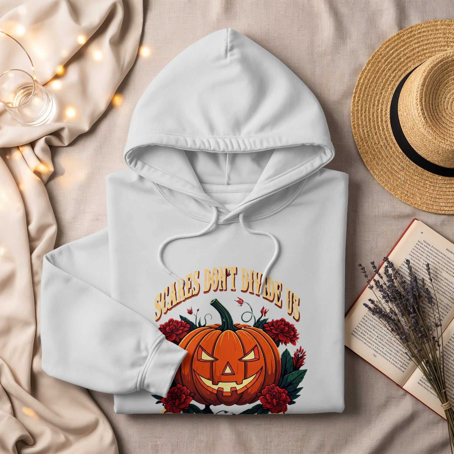 Scares Cant Divide Us Halloween Hooded product