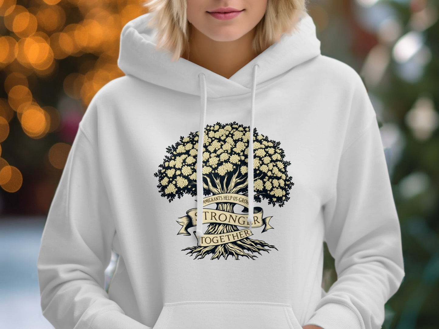 Beautiful Tree Design Stronger Together Hoodie product