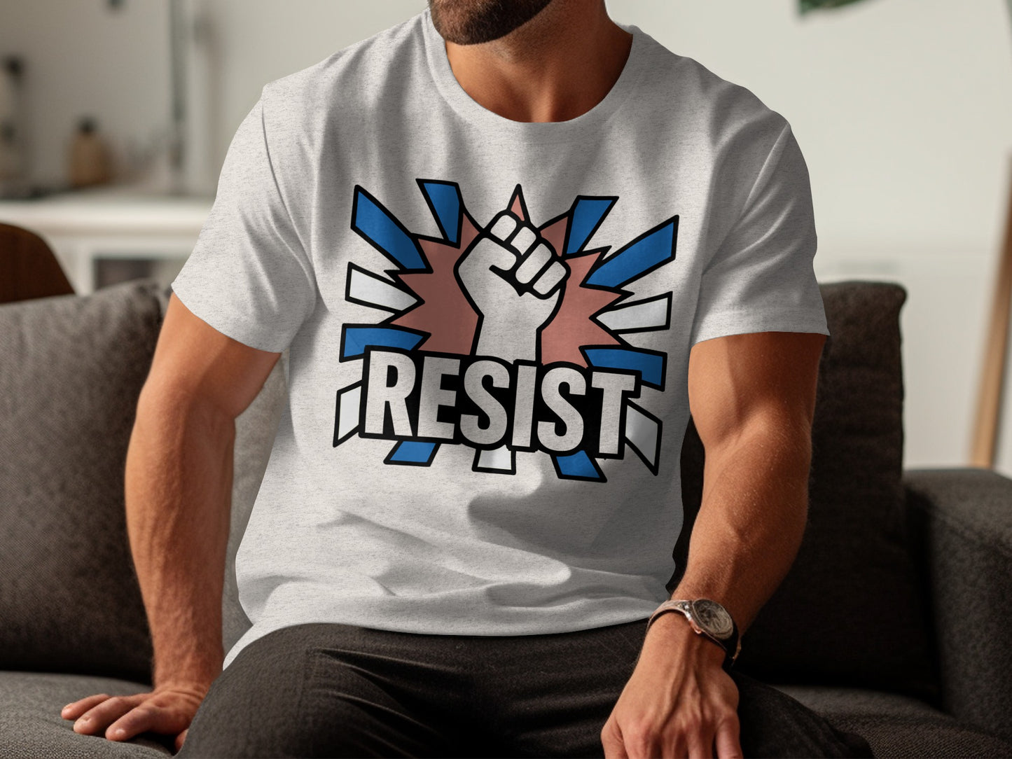 Resist Graphic T-Shirt Empowerment Statement product