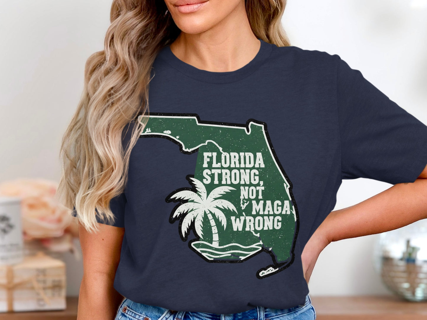 Florida Strong Not Maga Wrong Graphic T-Shirt product type
