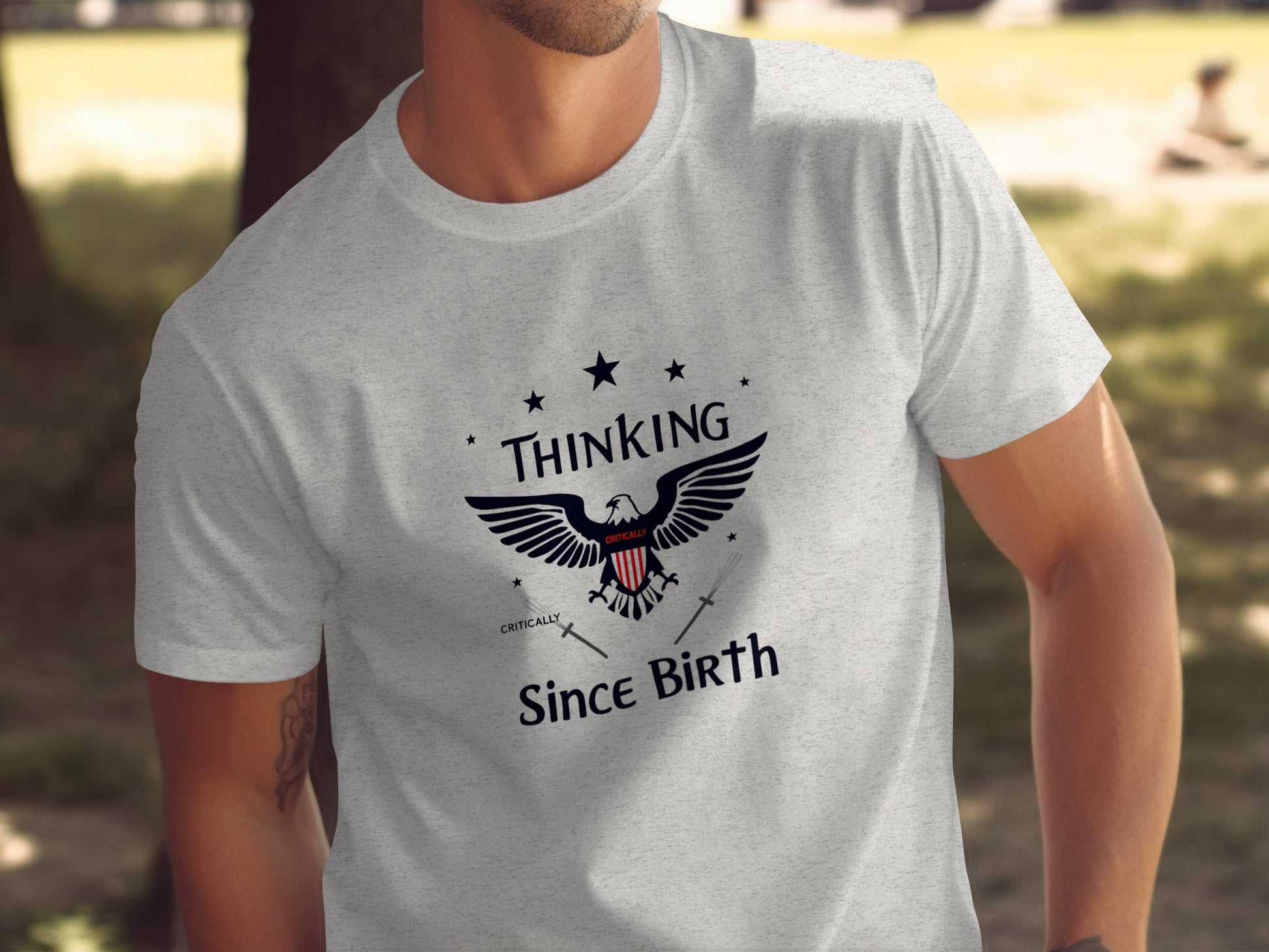 Thinking Since Birth Design T-shirt product type