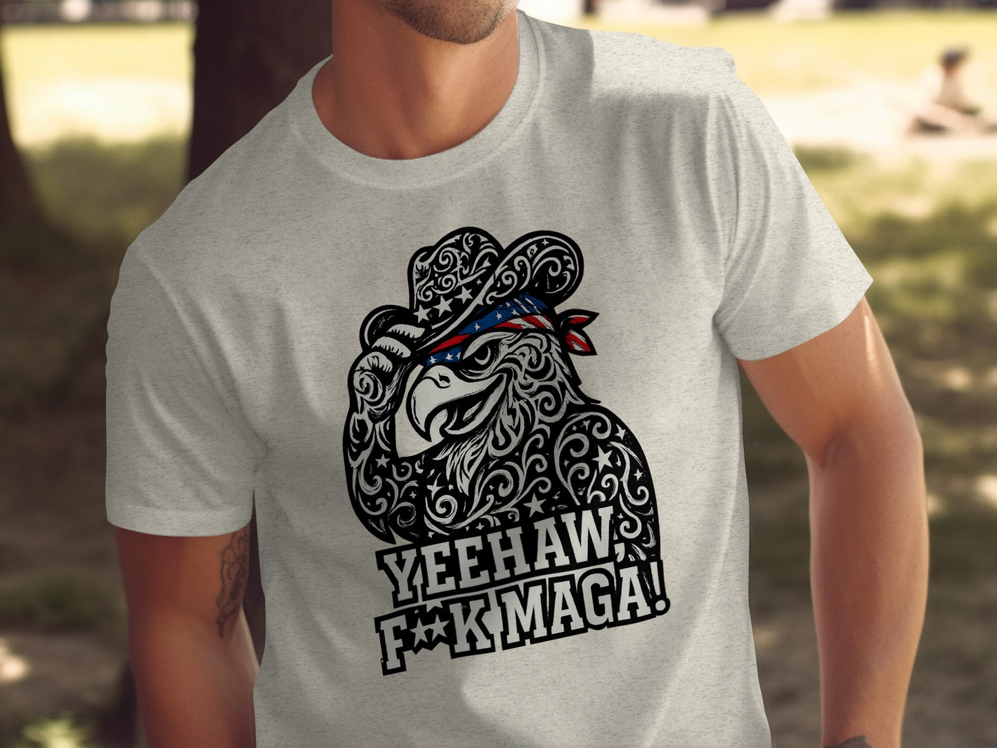 Yeehaw F*k Maga American Eagle Graphic T-Shirt Product