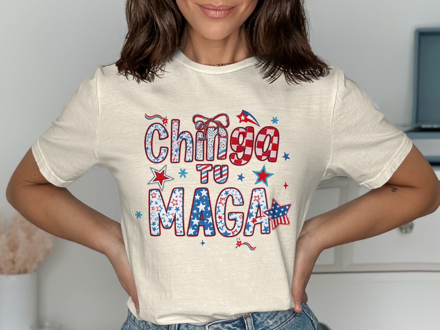 Chiflada Tu MAGA Patriotic Graphic Tee product