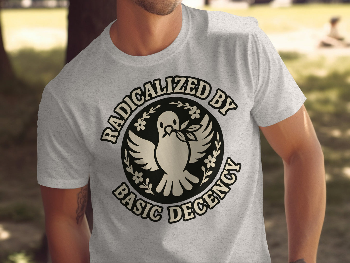 Radicalized By Basic Decency Graphic T-Shirt product