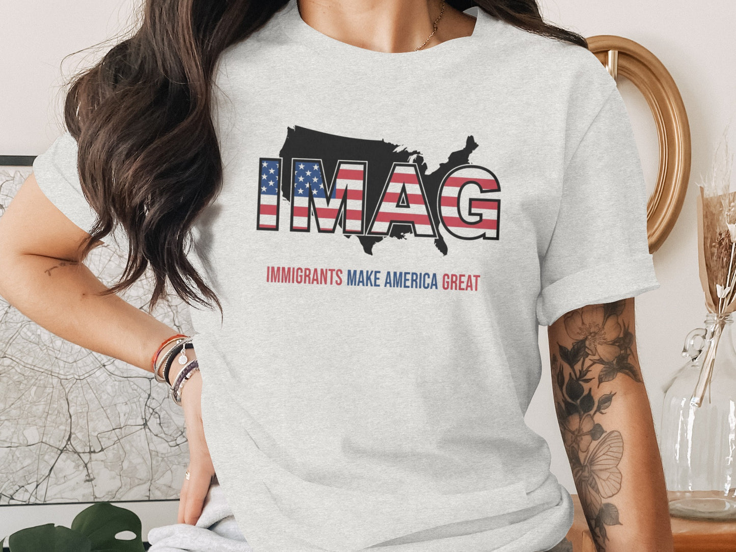 Immigrants Make America Great Graphic T-Shirt product
