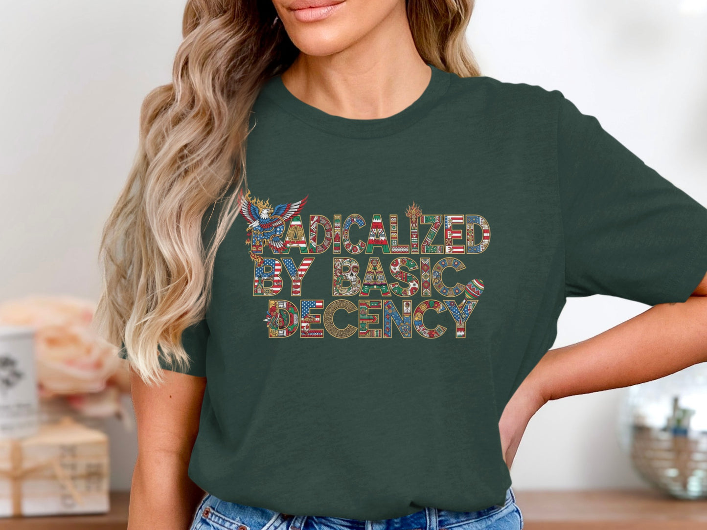 Radicalized By Basic Decency Tee product