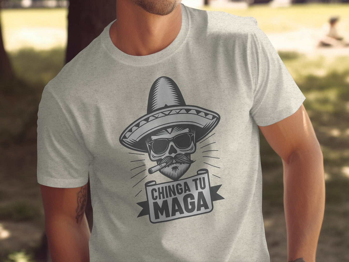 Chinga Tu Maga Graphic Tee Unique T-Shirt product