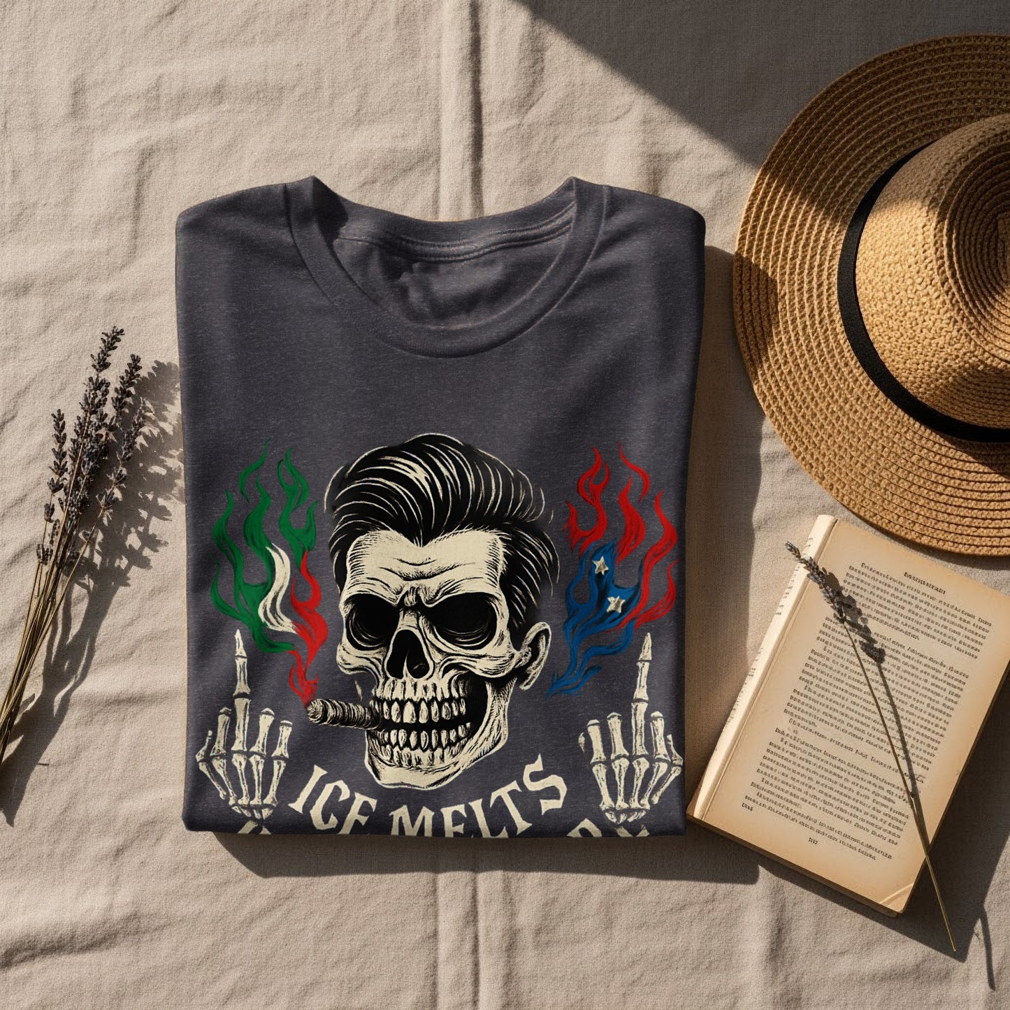 Ice Melts Cloths Not Exercising Skeleton T-shirt product