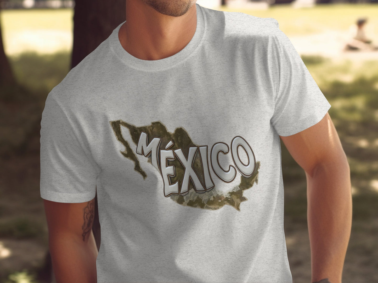 México Graphic Map Design Tee Shirt product type