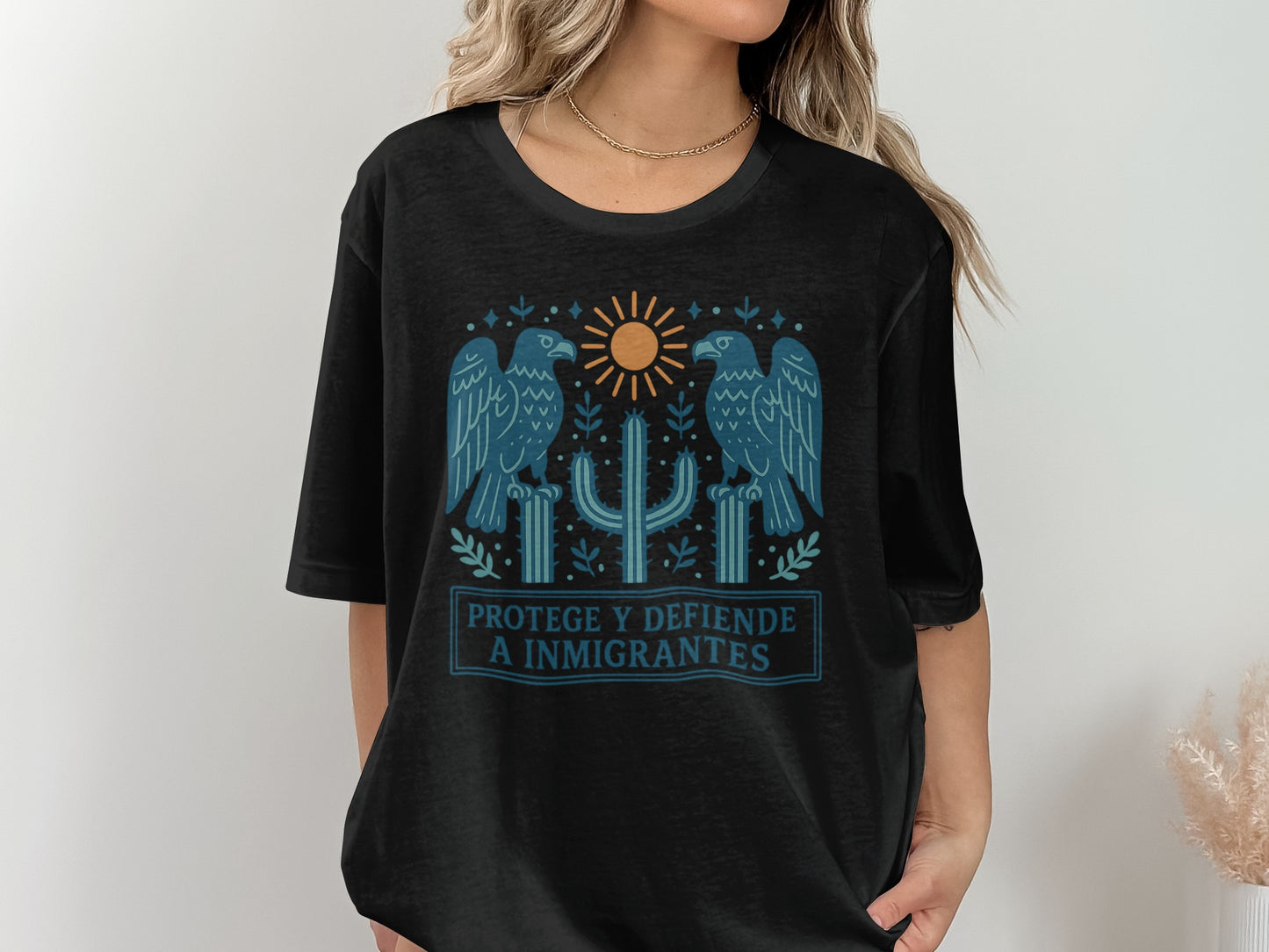 Protect and Defend Immigrants Statement Shirt product type