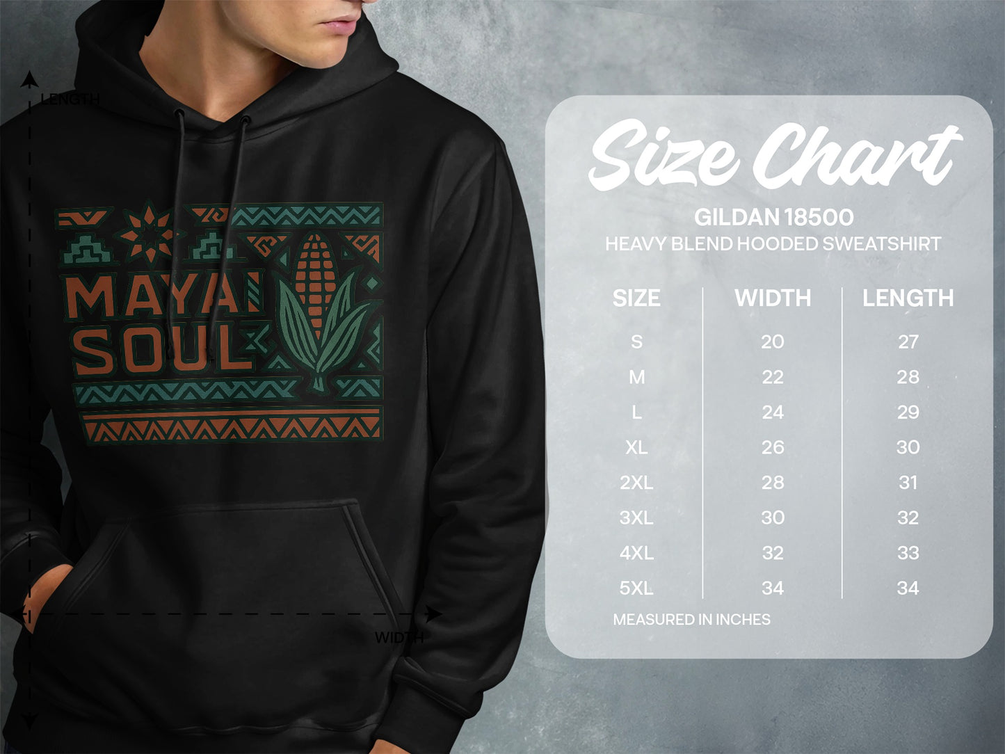 Maya Soul Design Hooded Sweatshirt product