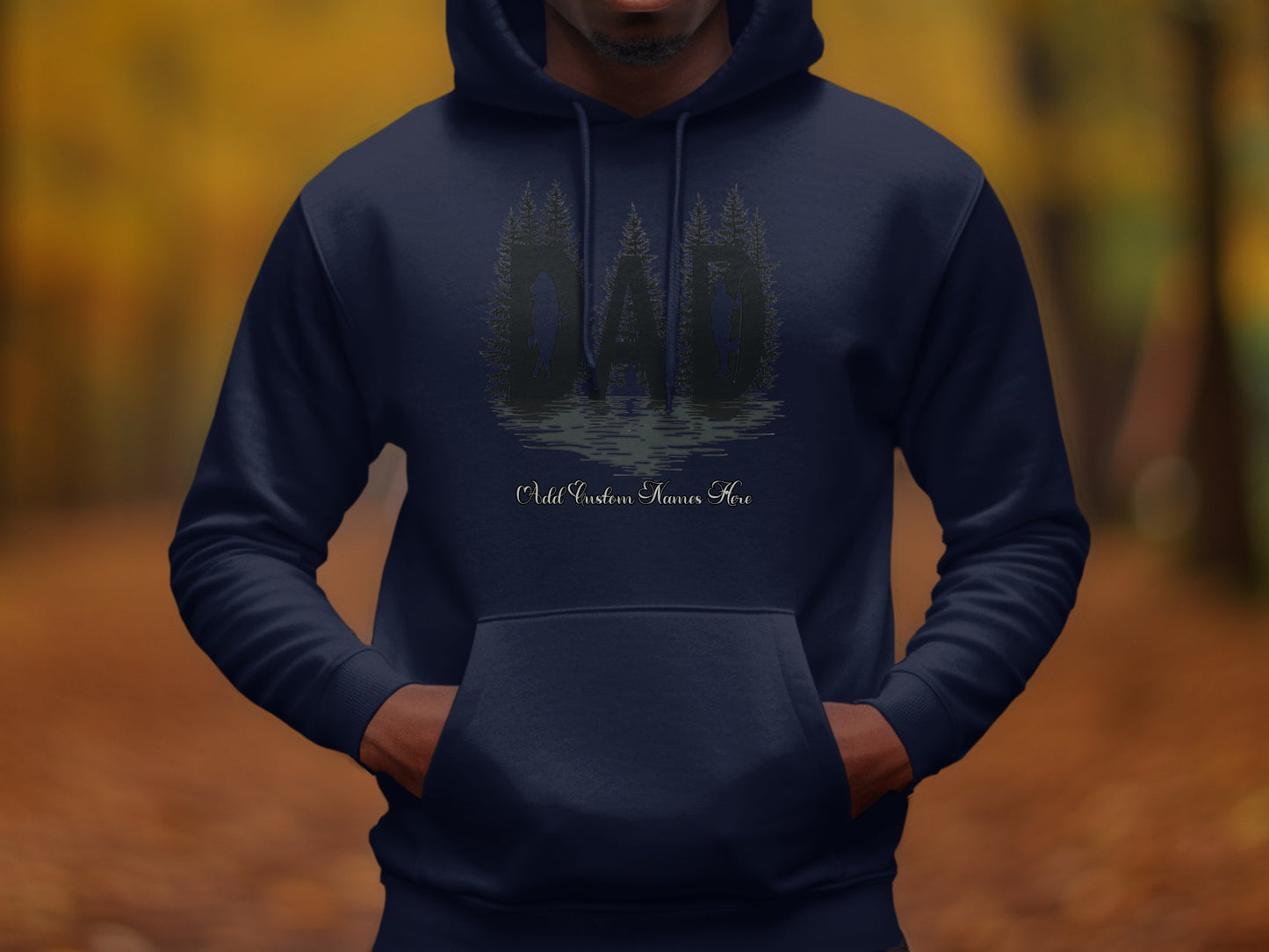 Dad Wild Outdoor Nature Trees Graphic Hoodie Product