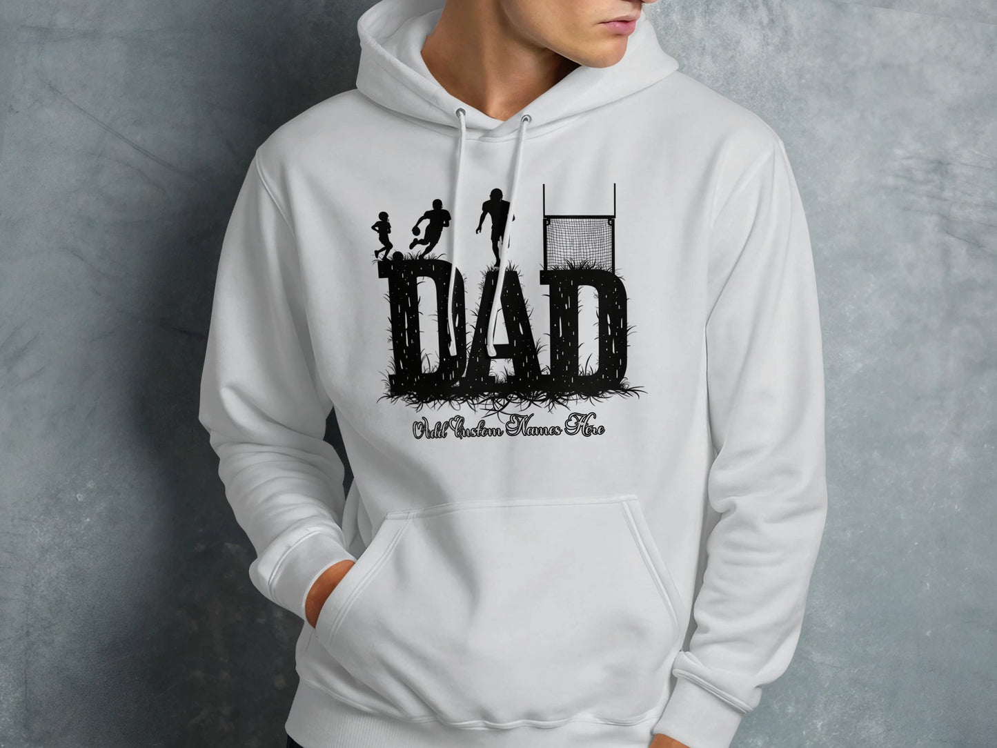 Dad Rugby Themed High Quality Comfortable Hoodie product