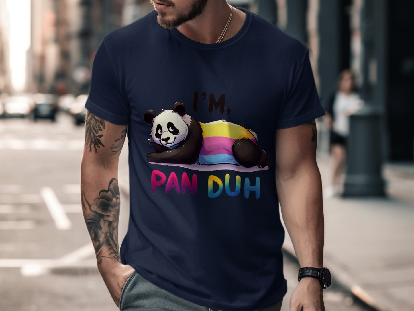 I'm Pan Duh Panda Graphic Tee product type