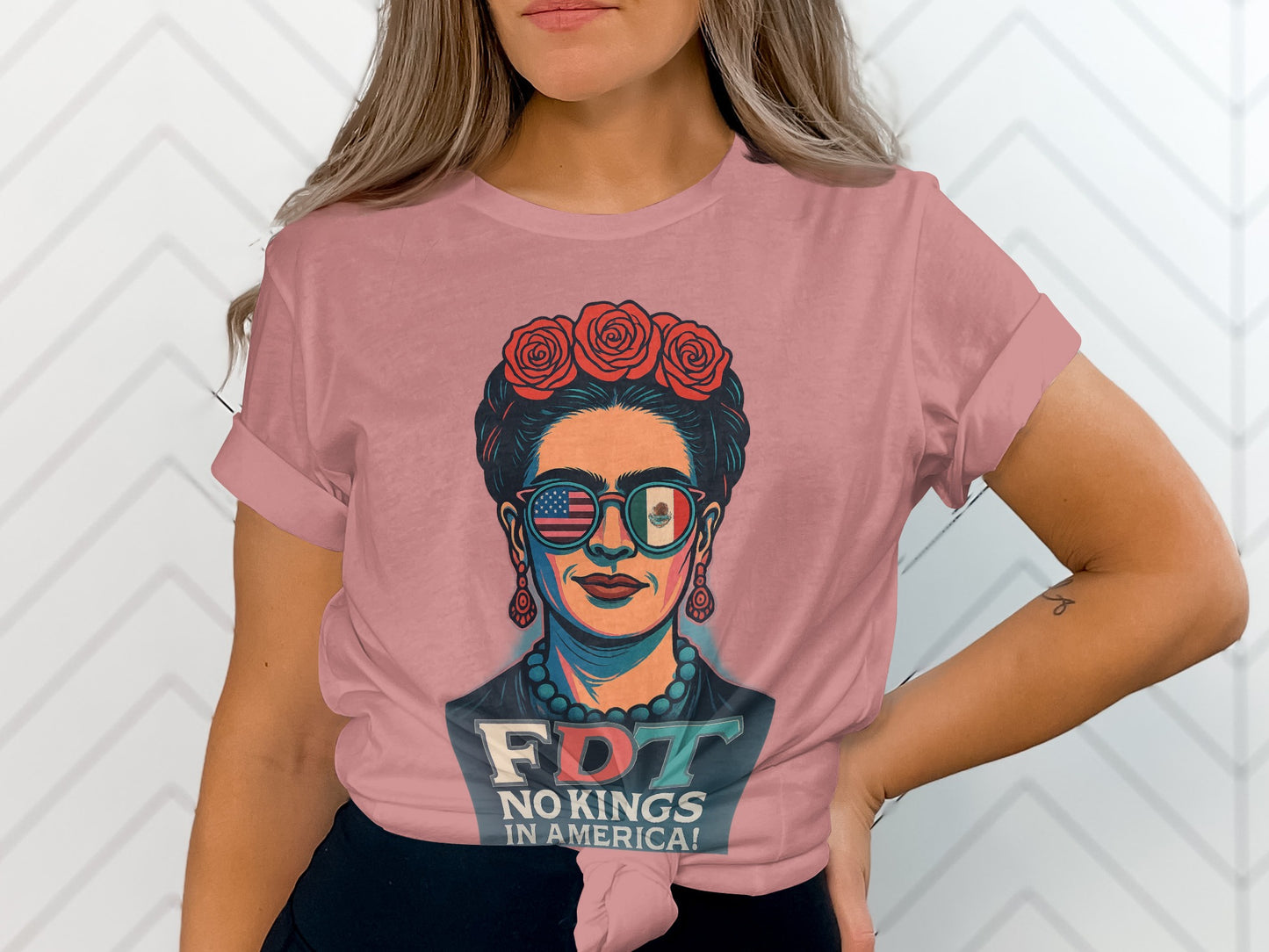 FDT No Kings in America Graphic Print T Shirt product