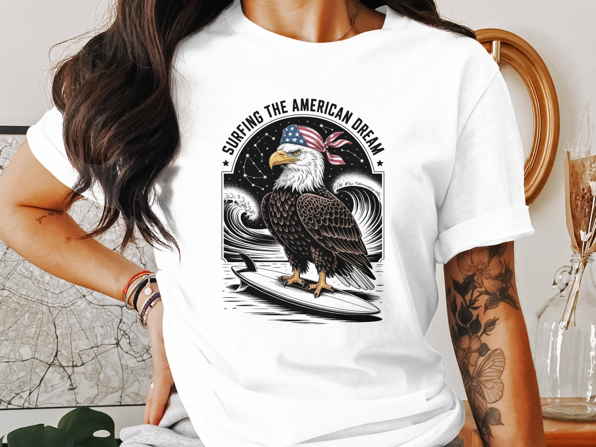 Surfing The American Dream Printed Shirt product