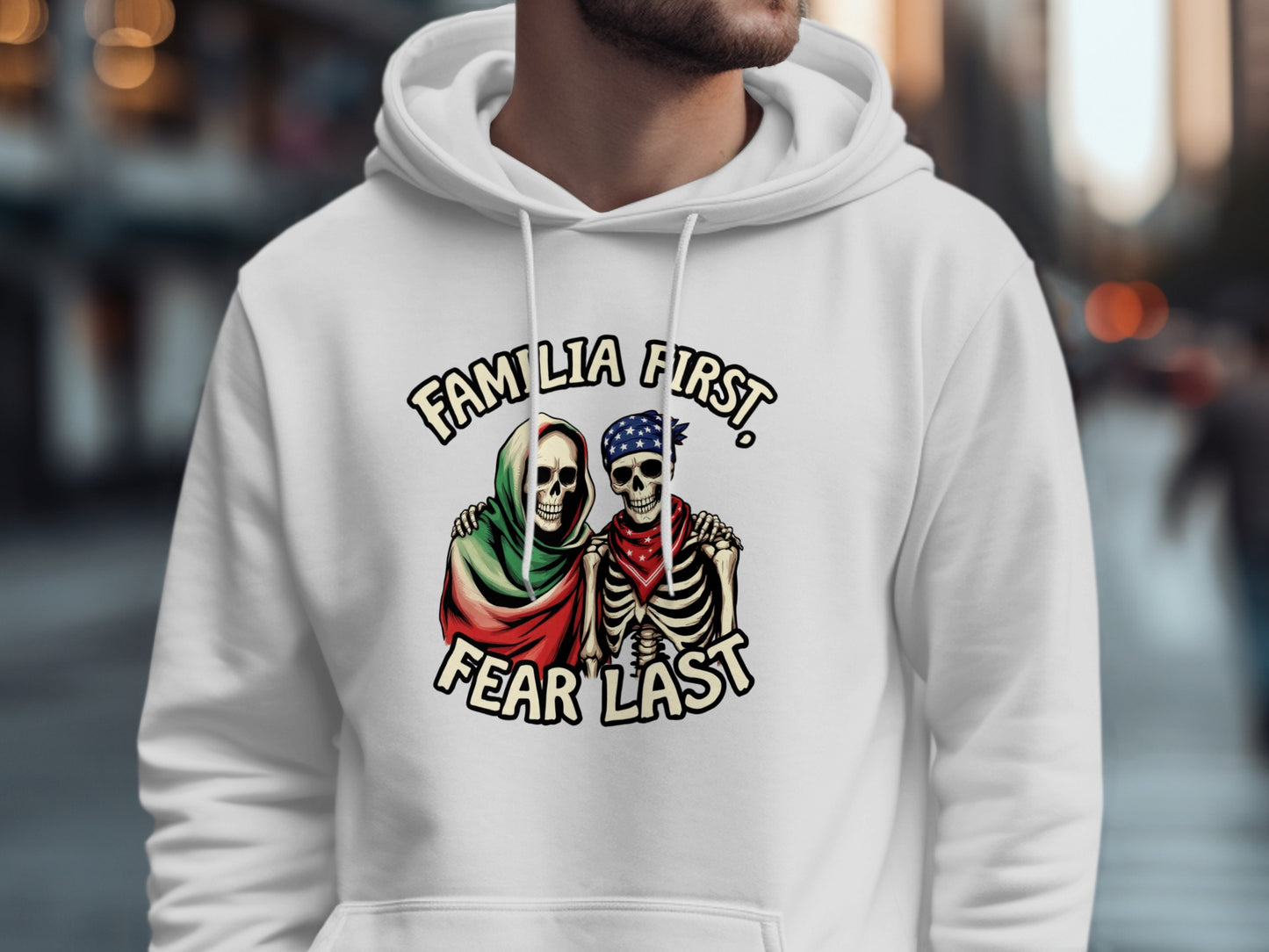 Familia First Fear Last Skeleton Hoodie product