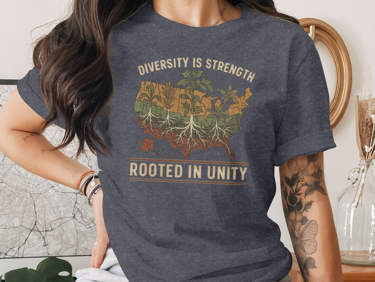 Diversity Is Strength Rooted In Unity T-shirt product type