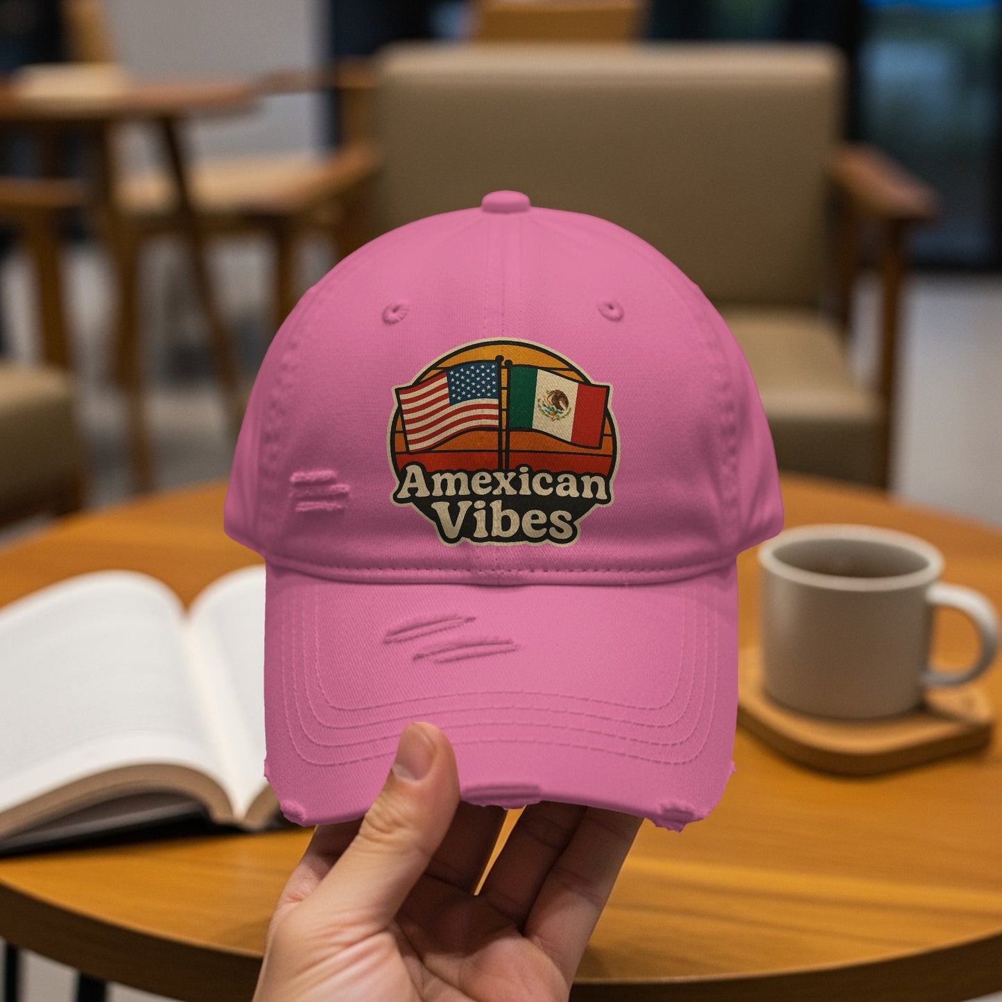 American Mexican Vibes Adjustable Cap Hat product