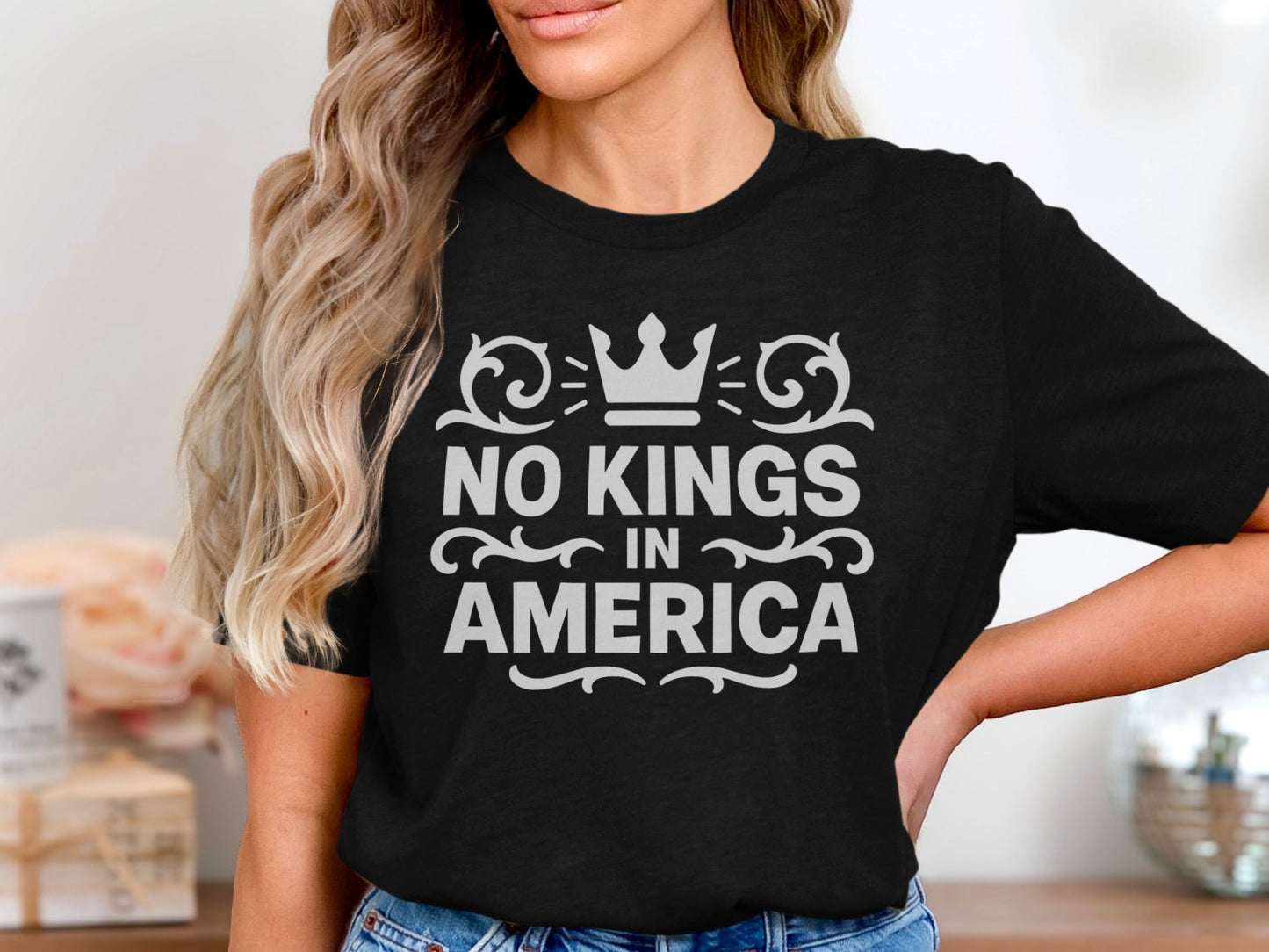 No Kings In America Graphic Tee T-shirt product